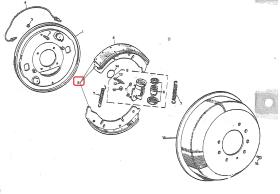 LAND ROVER 512415 - ZAPATA FRENO DELANTERO