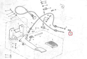LAND ROVER 531324 - ALOJAMIENTO CABLE