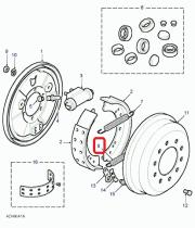 LAND ROVER 531893 - MUELLE ZAPATA DE FRENO K