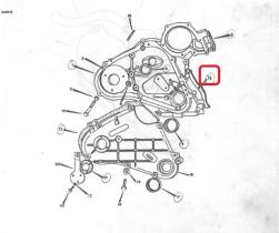 LAND ROVER 538671 - JUNTA BOMBA DE AGUA