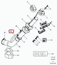 LAND ROVER 543765 - MANGUERA RESPIRADERO LLENADO DE COMBUSTIBLE