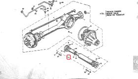 LAND ROVER 553000 - TRANSFERENCIA DELANTERA    4V 605MM