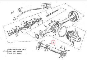 LAND ROVER 553001 - TRANSMISION TRASERA CORTO