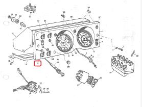 LAND ROVER 555779G - INTERRUPTOR DE LUCES 5 PINES