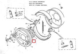 LAND ROVER 561856 - JUNTA TAMBOR DE FRENO