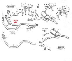 LAND ROVER 562858 - TUBO SALIDA COLECTORES
