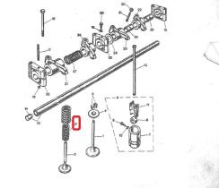 LAND ROVER 568550 - MUELLE VALVULAS