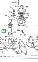 LAND ROVER 574871 - MANGUITO BOMBA DE AGUA