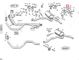 LAND ROVER 592778 - SOPORTE TUBO DE ESCAPE