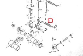 LAND ROVER 59663 - MUELLE PALANCA DE FRENOS