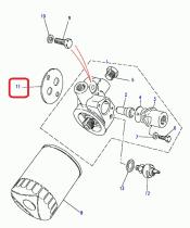 LAND ROVER 598354 - JUNTA PORTAFILTRO ACEITE