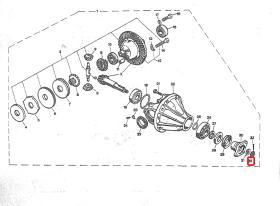 LAND ROVER AFU1242 - TUERCA EJE PROPULSOR