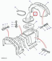 LAND ROVER BTR1698 - GUARDAPOLVO - PALANCA DE CAMBIOS