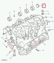 LAND ROVER ERC4996 - TAPON MOTOR