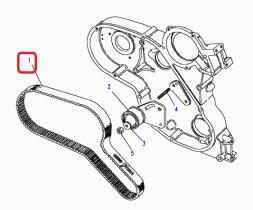 LAND ROVER ETC7333 - CORREA DISTRIBUCION 2.5TD