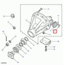 LAND ROVER FRC5661 - UÑETA
