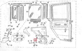 LAND ROVER JBC9023 - SEPARADOR MANIVELA