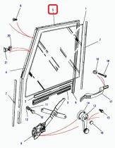 LAND ROVER MTC8468 - PERFIL VENTANILLA