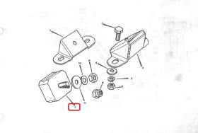 LAND ROVER NRC2052 - SOPORTE MOTOR