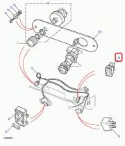 LAND ROVER PRC4433 - INTERRUPTOR - LUNA TRAS. CALENTABLE