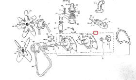 LAND ROVER 118674 - BOMBA DE AGUA (9 TORNILLOS)