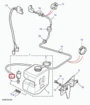 LAND ROVER ADU3905 - BOMBA DE AGUA LIMPIAPARABRISAS DELANTERO DEFENDER