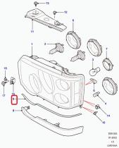 LAND ROVER DHH500050 - GOMA LADO IZQUIERDO