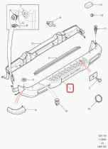 LAND ROVER DQC000180PMA - PARACHOQUES , TRASERO(NO ORIGINAL)