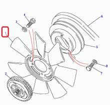 LAND ROVER ERR3380 - VENTILADOR 7 ASPAS