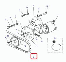 LAND ROVER ETC5815 - CORREA BOMBA DE DIRECCION