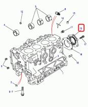LAND ROVER LUF100430 - RETEN TRASERO CIGUEÑAL