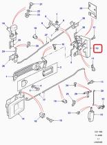 LAND ROVER MWC1488 - CERRADURA TRASERA LADO DERECHO