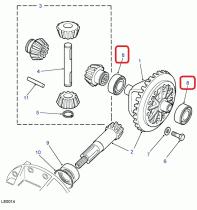 LAND ROVER RTC3095 - RODAMIENTO CAJA DIFF