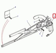 LAND ROVER STC2886 - MOTOR ELEVALUNAS DERECHO
