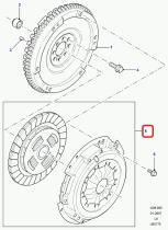 LAND ROVER URB500080 - KIT EMBRAGUE