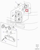 LAND ROVER XBP100180 - PORTALAMPARAS INTERMITENTE