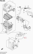 SUZUKI 13820-80K00-000 - CAJA FILTRO DE AIRE