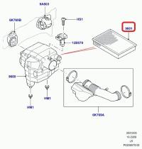 LAND ROVER PHE000112 - FILTRO DE AIRE
