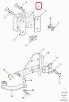 LAND ROVER LR077707 - BISAGRA - TAPA SUPERIOR IZQUIERDA