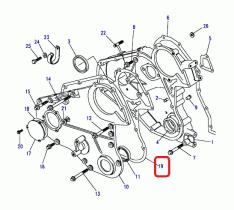 LAND ROVER ERR1553 - JUNTA - TAPA DE LA DISTRIBUCION