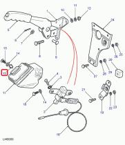 LAND ROVER MWC3136 - CLIP