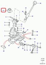 LAND ROVER FRC7160 - GUARDAPOLVOS PALANCA