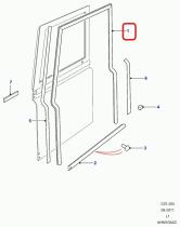 LAND ROVER CFE102980 - JUNTA GOMA CONTORNO PUERTA DCHA