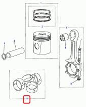 LAND ROVER RTC299310 - MEDIO COJINETE DE BIELA +.10