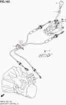 SUZUKI 28300-79J00-000 - CABLE,PALANCA,CAJA DE CAMBIO
