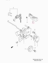SUZUKI 82850-65D00-5PK - MANILLA PORTON TRASERO
