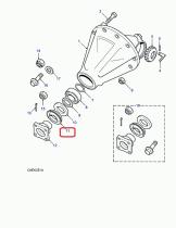 LAND ROVER 236072 - GUARDAPOLVOS CHAPA