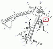 LAND ROVER ANR1799 - RÓTULA TRASERA SUSPENSION DIS/ RR