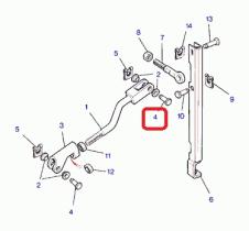 LAND ROVER FRC8767 - PERNO CON EXTREMO PERFORADO