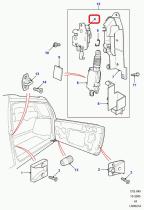 LAND ROVER ALR7787 - CERRADURA PORTON TRASERO